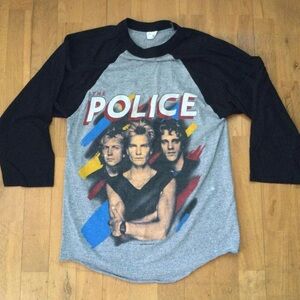 1983 Vintage The Police Shirt M - Synchronicity Tour